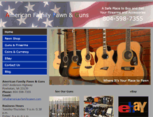 Tablet Screenshot of americanfamilypawn.com
